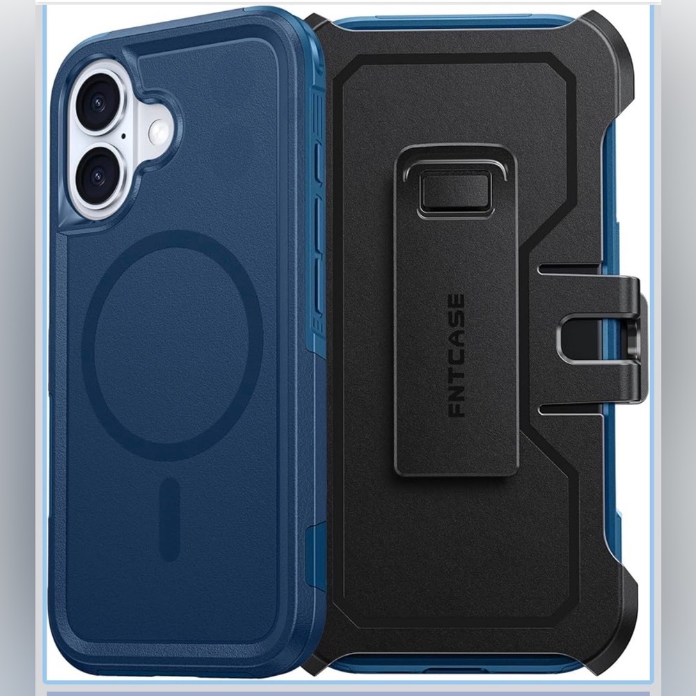 NIB FNTCASE for iPhone 16 Magnetic Case Dual Layer Shockproof Protective Case